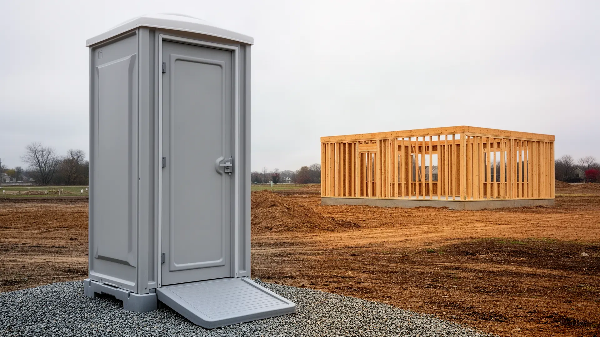 Clean porta potty unit from Chet & Jay's Porta Potties in Quincy, MA